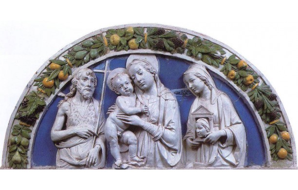Madonna con bambino, San Giovanni Battista e Sant'Antilia