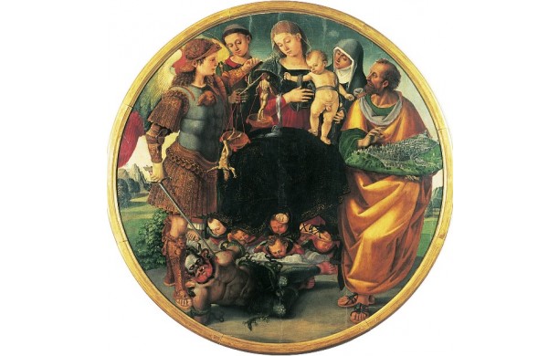 Madonna con Bambino e i Santi protettori della città