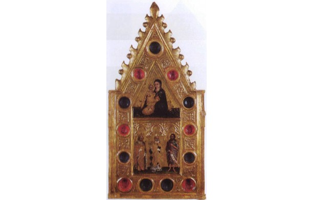 Madonna dell'umiltà, San Giovanni Battista, San Biagio, San Ludovico o Sigismondo
