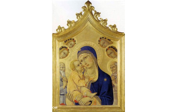 Madonna col Bambino, i Santi Girolamo e Bernardino e Angeli