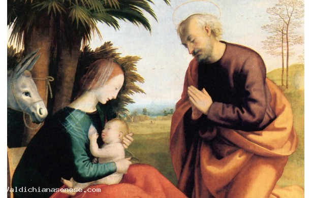 Riposo durante la fuga in Egitto