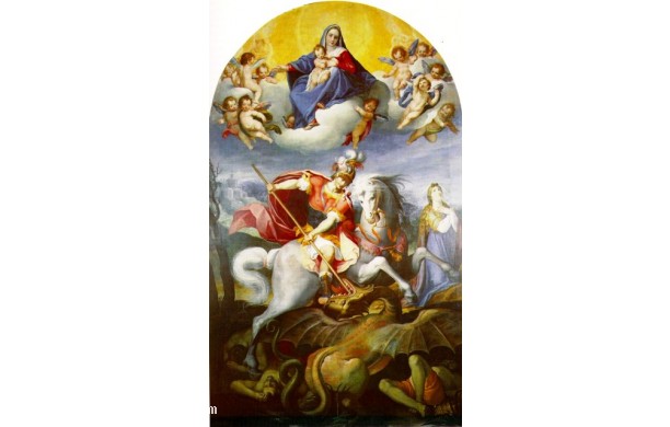 San Giorgio che uccide il drago