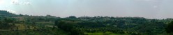 Castelmuzio visto il lontananza da Montisi