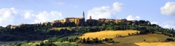 Il Centro Storico dalla Valdorcia in estate