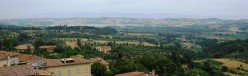 Il lago di Chiusi visto dal Centro Storico