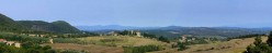 Madonnino dei Monti e Badia Sicille visti dalla strada per montefollonico