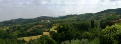 Le colline a est di Castelmuzio
