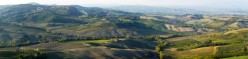 La vallata fra Montepulciano e Montefollonico