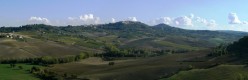 La grande vallata che divide Torrita da Montepulciano