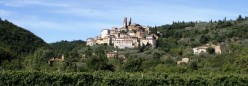 Panoramica di Scrofiano visto dalla Valdichiana