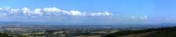 La valle dalle colline dietro Torrita