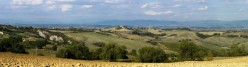 Le colline calcaree sopra Torrita