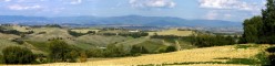 La valdichiana dalle colline sopra Torrita