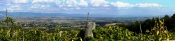 La Valdichiana sud da una vigna sopra Torrita
