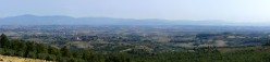 Vista della Valdichiana dalle alture sopra Torrita